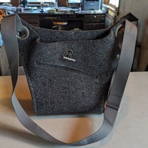 Ibex reclaimed wool felt crossbody bag